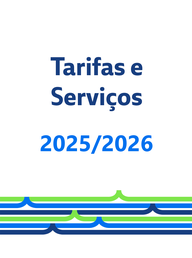 Tarifas e Serviços - Vigência 2025/2026